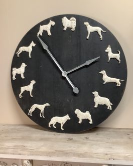 LARGE ‘DOGS’ WALL CLOCK