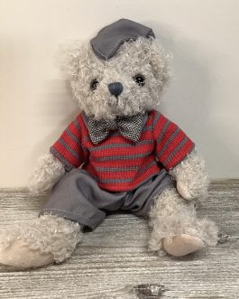 SUPERSOFT DRESSED BEAR CUDDLY TOY