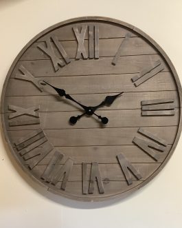 LARGE WOODEN CLOCK