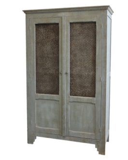 OLD FRENCH STYLE LINEN/POT CUPBOARD