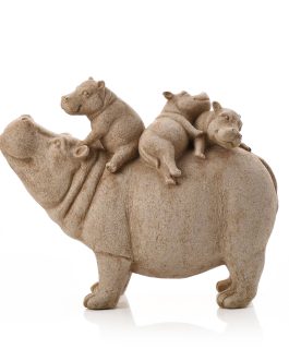 MUM AND BABY HIPPOS ORNAMENT