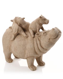 MUM AND BABY HIPPOS ORNAMENT