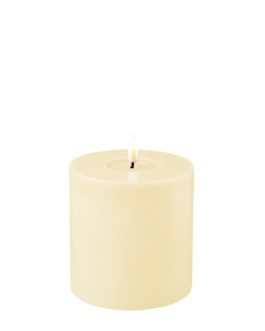 DELUXE HOMEART LED CANDLE 10 X 10CM CREAM