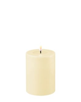 DELUXE HOMEART LED CANDLE 7.5 x 10CM CREAM
