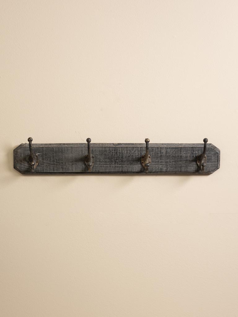 WALL COAT RACK 4 HOOKS - PennyClare Furniture Crafts & Gifts