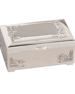 ETCHED SILVER TRINKET BOX (small)