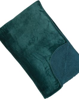 SUPER COSY TEAL THROW