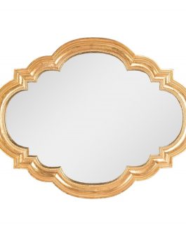 SHAPED GOLD MIRROR