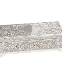 SILVER PLATED JEWELLERY BOX