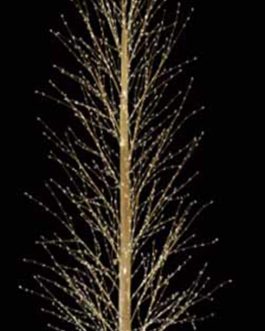 1.2M WHITE MICRO DOT TREE WITH LEDS