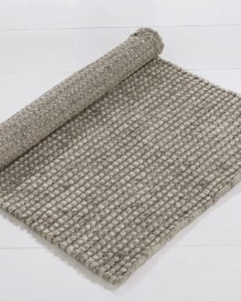CHUNKY WOOL RICH TAUPE RUG (SMALL)