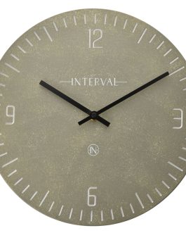 PEWTER WALL CLOCK 30cm